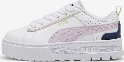 PUMA Trainers 'Mayze Match Point' in Navy / Light yellow / Pastel purple / White, Item view