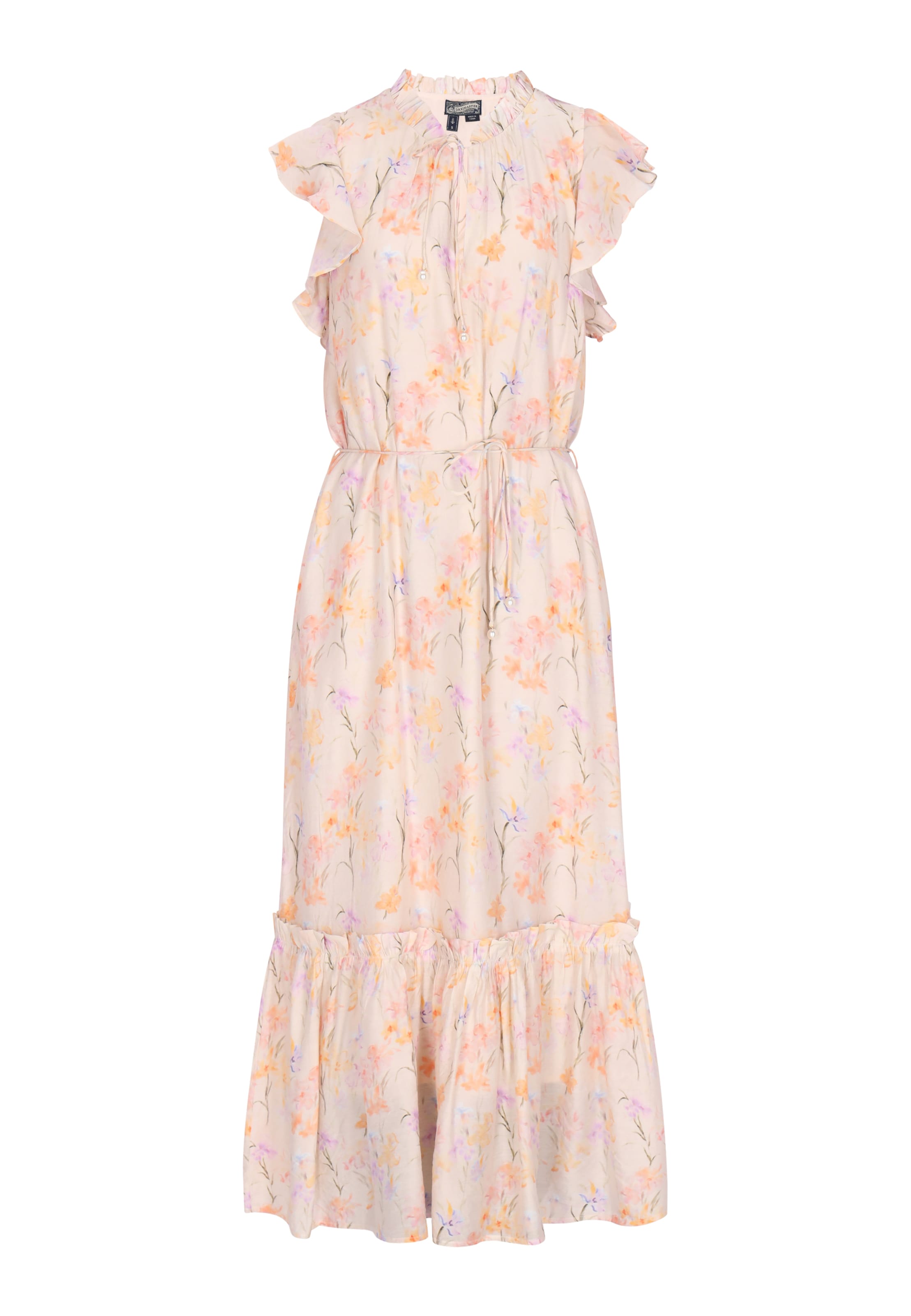 Rochie de la DreiMaster Vintage pe portocaliu: față