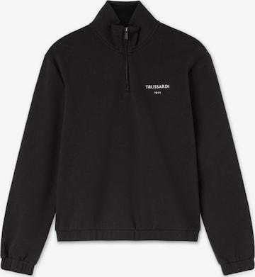 Trussardi Sweatshirt in Schwarz: Vorderseite