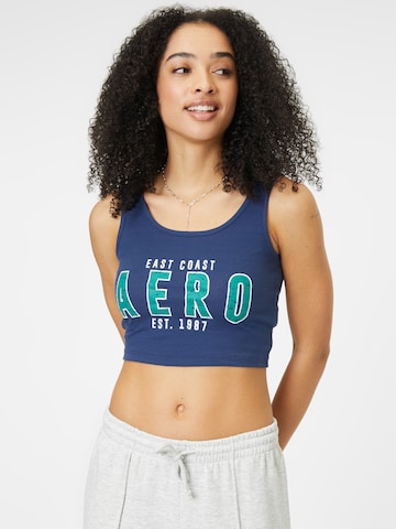 AÉROPOSTALE Top 'DENVER' in Blue: front