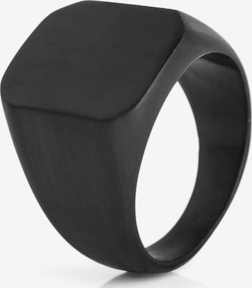 Akitsune Ring 'Iustitia' in Black: front