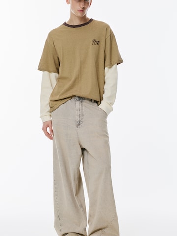 Pull&Bear Tričko – hnědá: přední strana