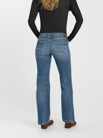 Le Temps Des Cerises Flared Jeans in Blauw