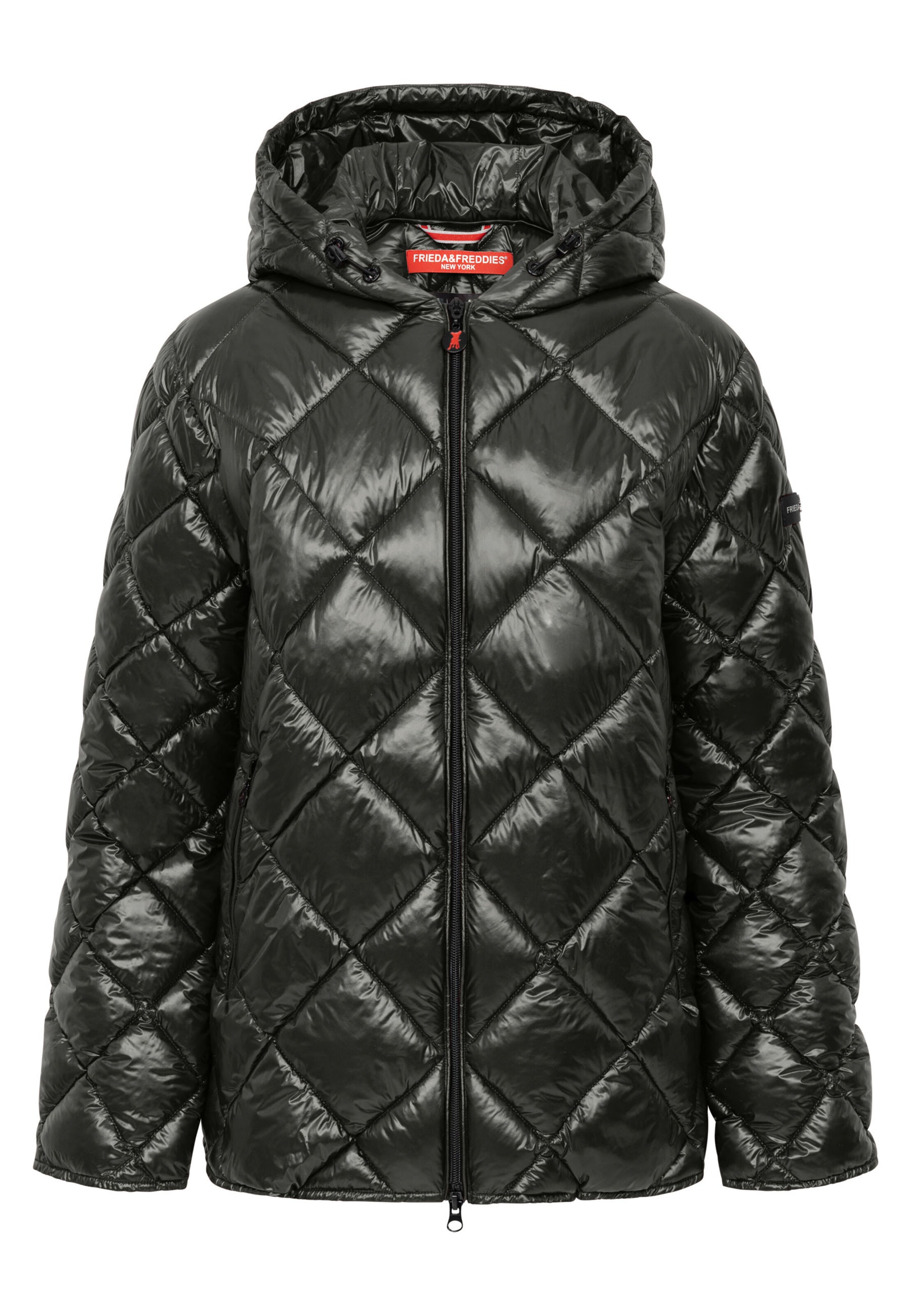 Frieda & Freddies Between-Season Jacket in Green: front