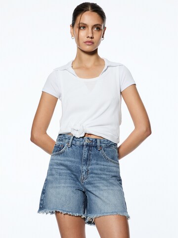 Pull&Bear Regular Shorts in Blau