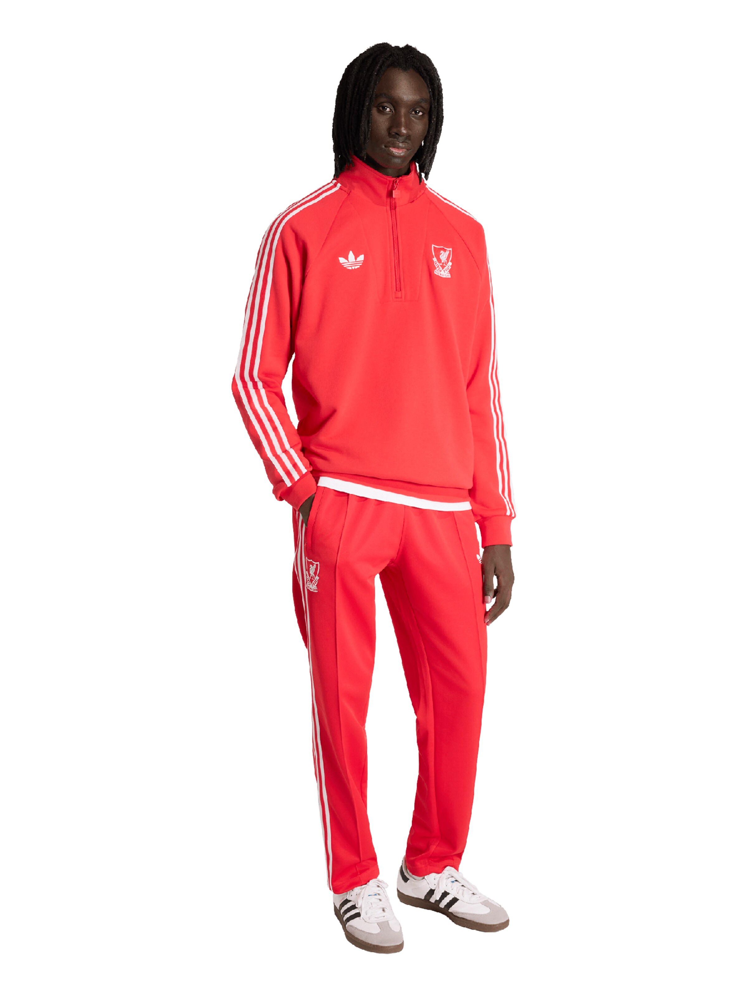 raudona ADIDAS PERFORMANCE Sportinio tipo megztinis 'LFC'