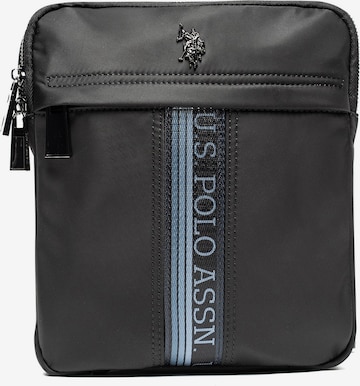 Borsa a tracolla di U.S. POLO ASSN. in nero: frontale