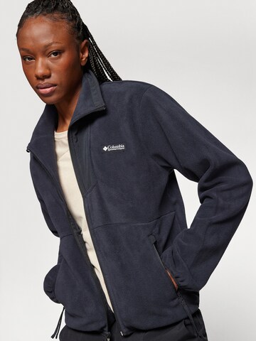 COLUMBIA Athletic fleece jacket 'Sequoia Grove' in Black