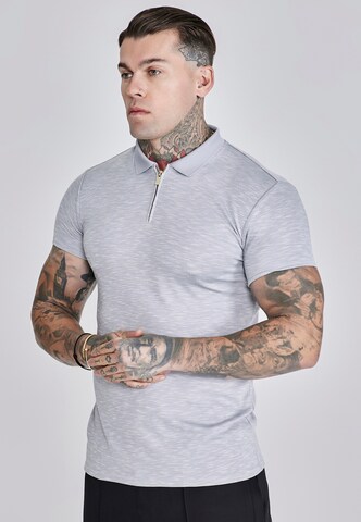 T-Shirt SikSilk en gris : devant