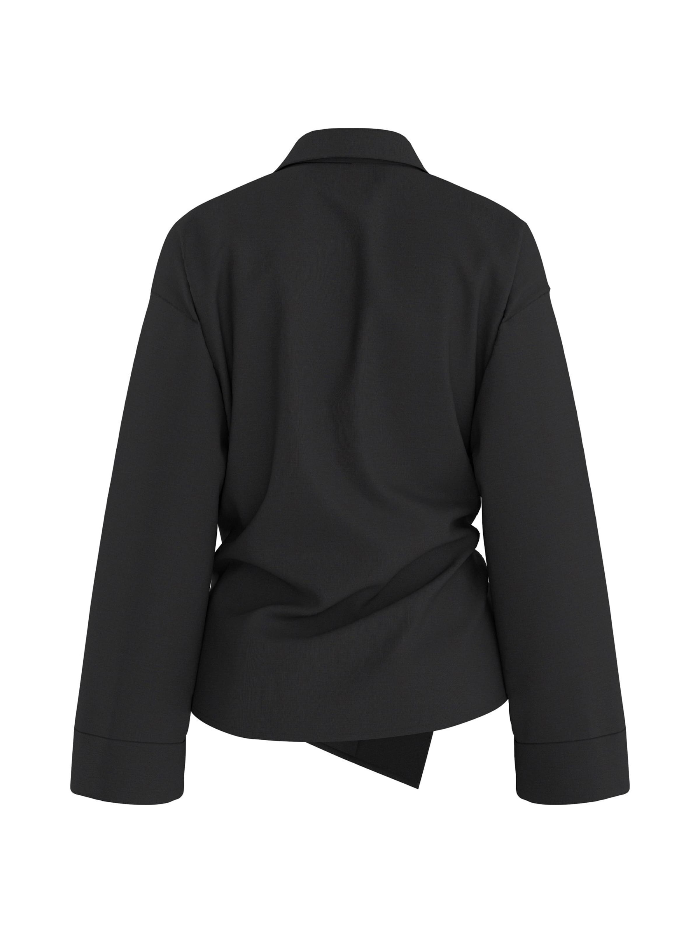HYPEDROP Blouse 'IRIS' in Zwart