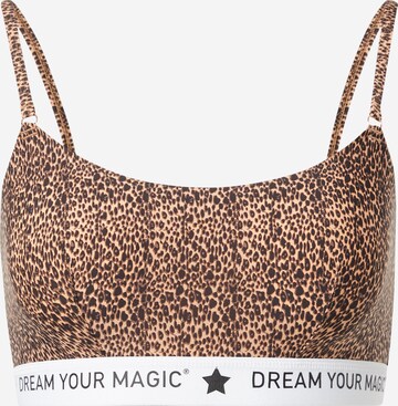 MAGIC Bodyfashion Bustier Melltartó 'Dream Your' - barna: elől