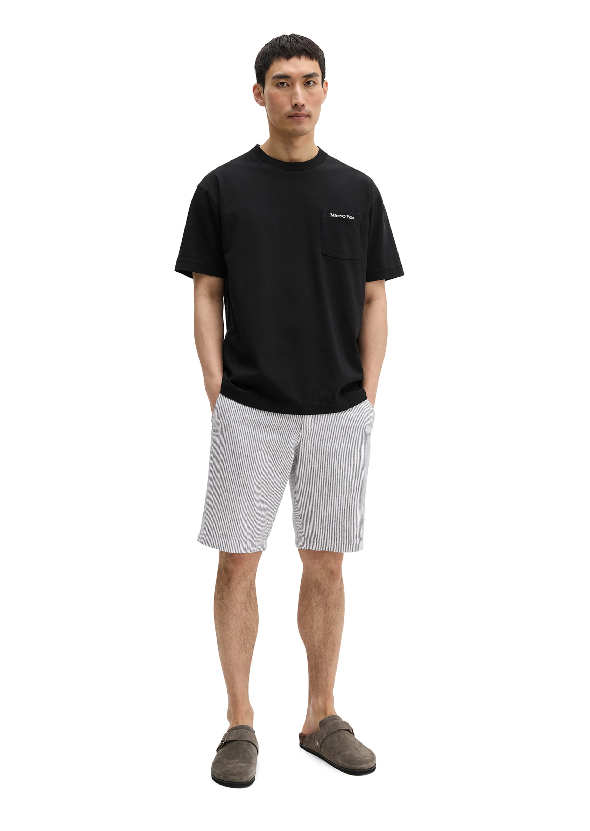 Marc O'Polo Shirt in Zwart