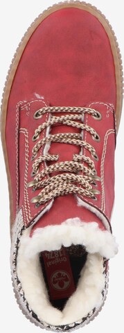 Rieker Lace-up bootie 'Z6620' in Red