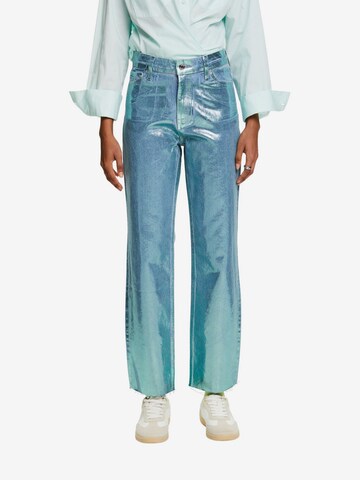 ESPRIT Wide leg Jeans in Blauw: voorkant