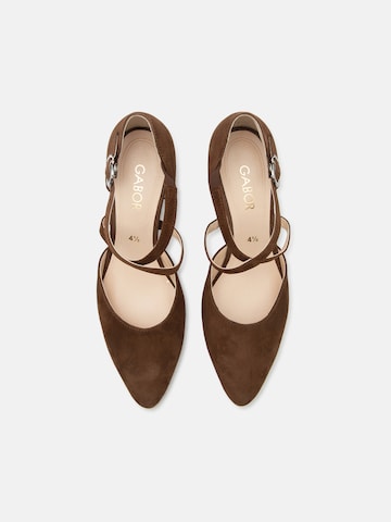 GABOR - Zapatos con plataforma en marrón