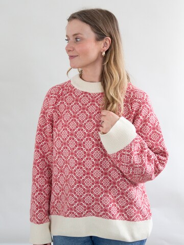 KOPYTO Oversized sweater 'BARIBAL' in Red