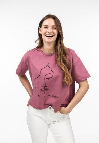 Suri Frey T-Shirt ' Freyday ' in Pink