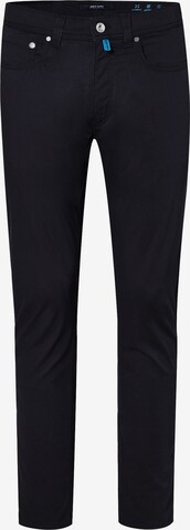 PIERRE CARDIN Tapered Broek 'Lyon' in Blauw: voorkant