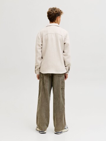Jack & Jones Junior Comfort Fit Hemd in Beige