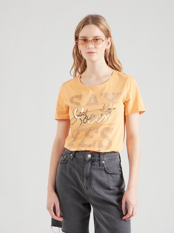 Soccx Shirt in Oranje: voorkant