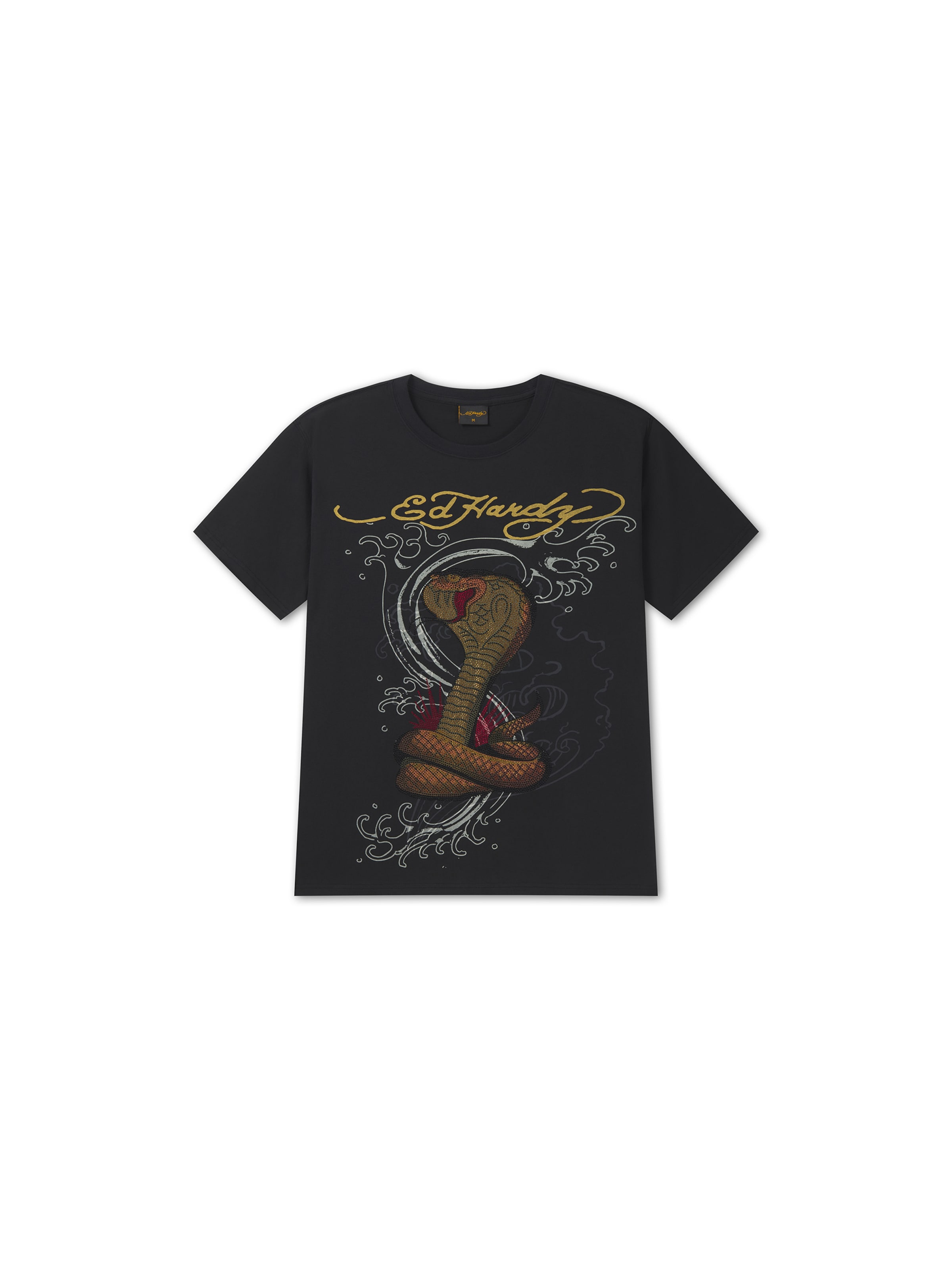 Ed Hardy T-shirt i svart: framsida