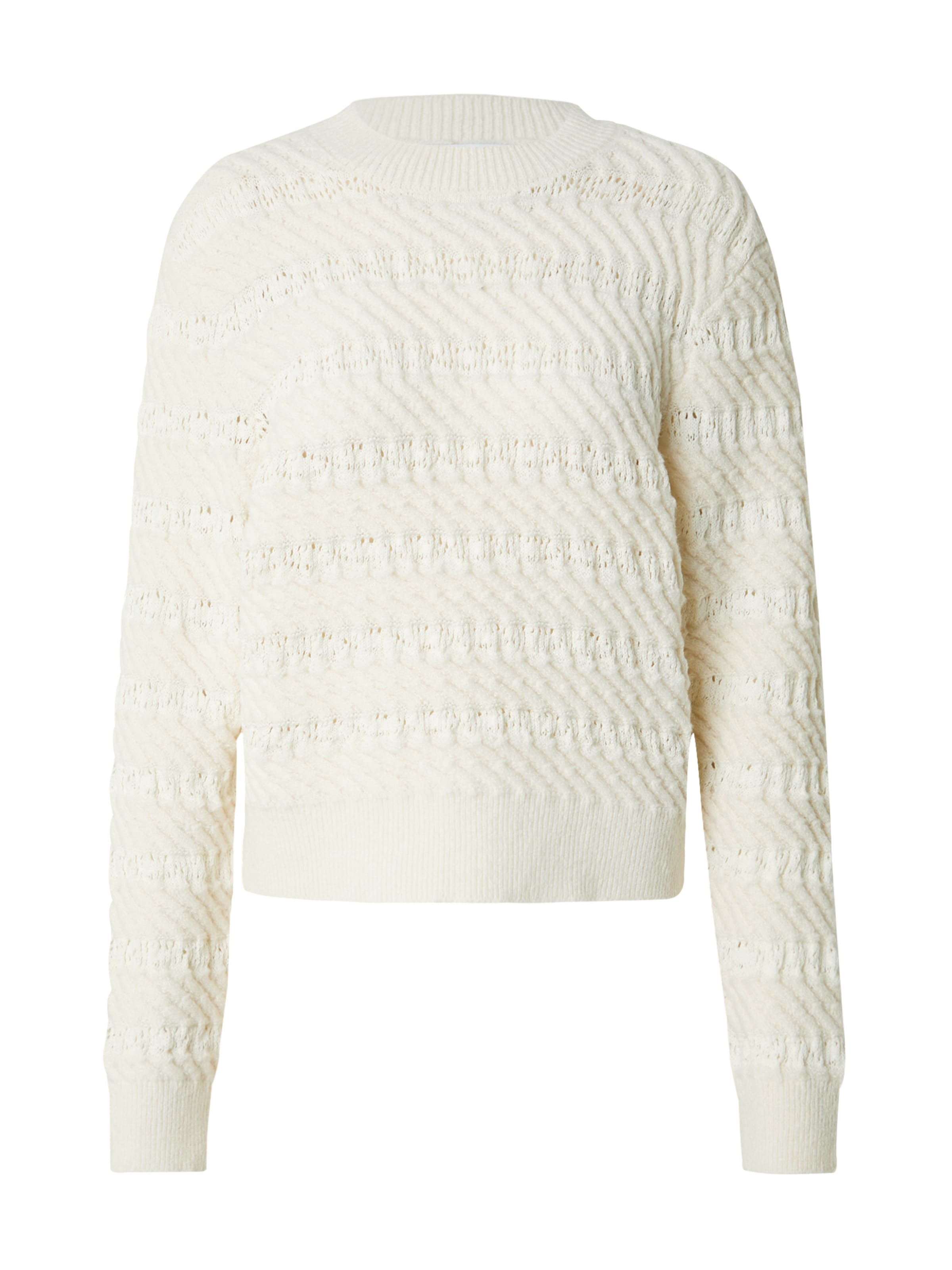 balta ABOUT YOU Megztinis 'Mette ': priekis