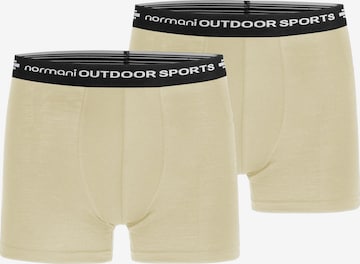 normani Sportondergoed in Wit: voorkant