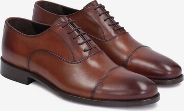 Kazar Lace-Up Shoes in Brown