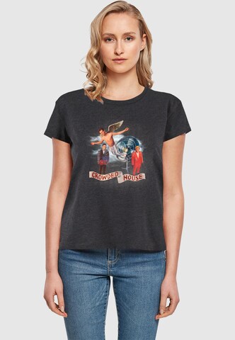 Merchcode T-Shirt 'Crowded House - Fan Art' in Grau: Vorderseite