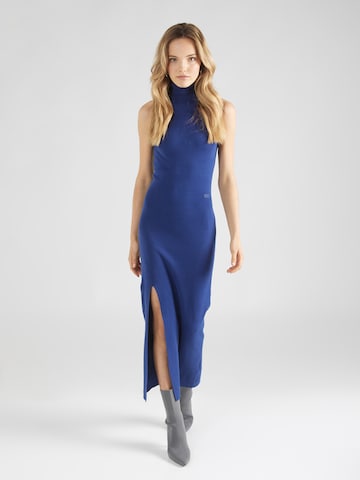 G-Star RAW Πλεκτό φόρεμα σε μπλε: μπροστά