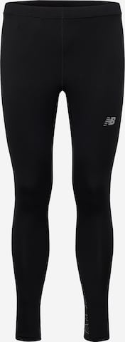 new balance Skinny Sportbroek in Zwart: voorkant