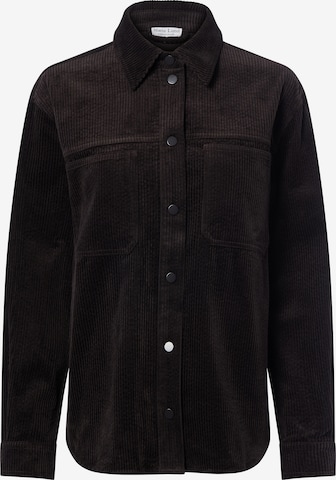 Marie Lund Bluse in Braun: Vorderseite