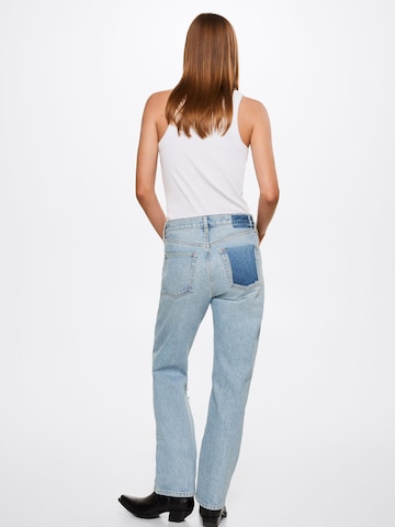 MANGO Regular Jeans 'Shantal' in Blauw