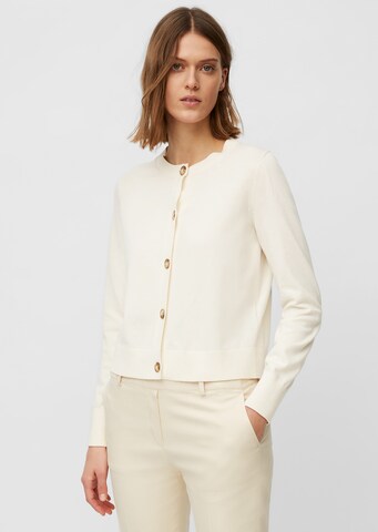 Marc O'Polo Knit Cardigan in White: front