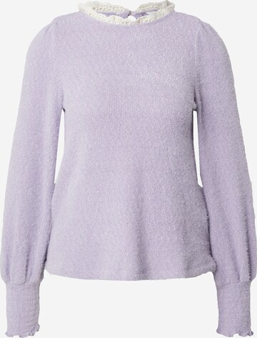 Pull-over Springfield en violet : devant