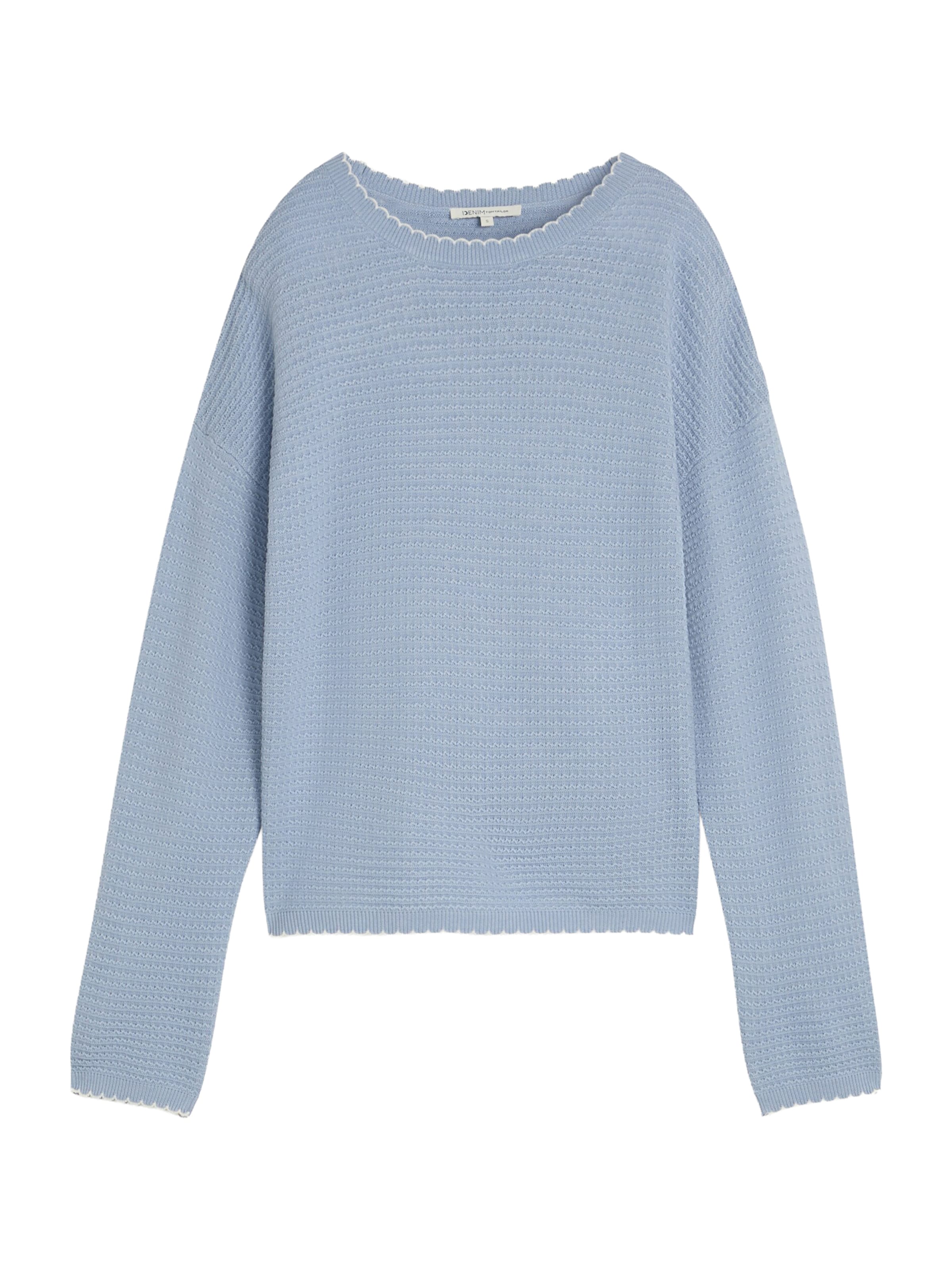 Pullover di TOM TAILOR DENIM in blu: frontale