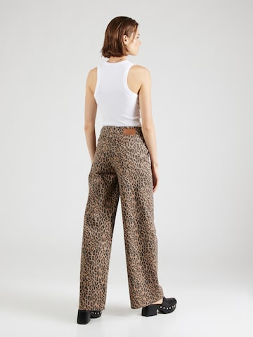 Wide leg Jeans 'OBJSENI' di OBJECT in marrone