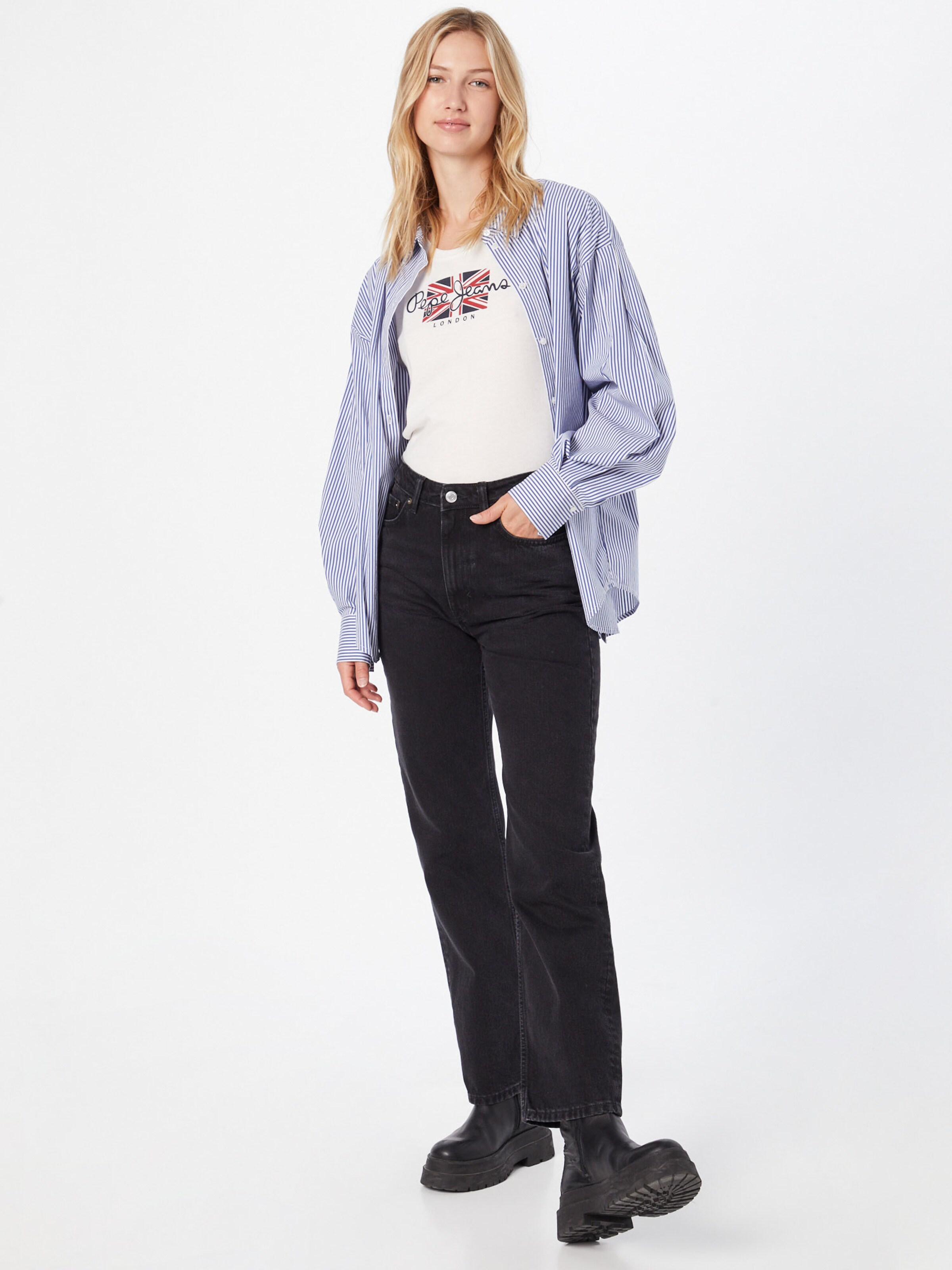 Frauen Shirts & Tops Pepe Jeans Shirt in Weiß - VI93236 Frauen Shirts & Tops Pepe Jeans Shirt in Weiß - VI93236