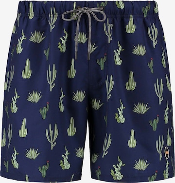Shorts de bain 'Cacti' Shiwi en bleu : devant