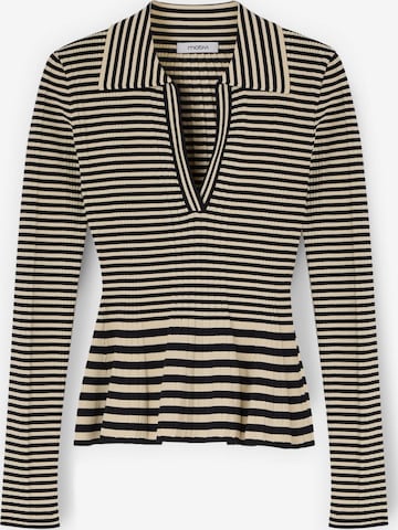 Pull-over MOTIVI en beige : devant