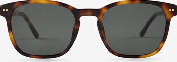 Kapten & Son Sunglasses 'Pasadena Tortoise Green' in Brown