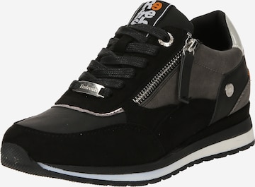 Refresh Rövid szárú sportcipők - fekete: elől