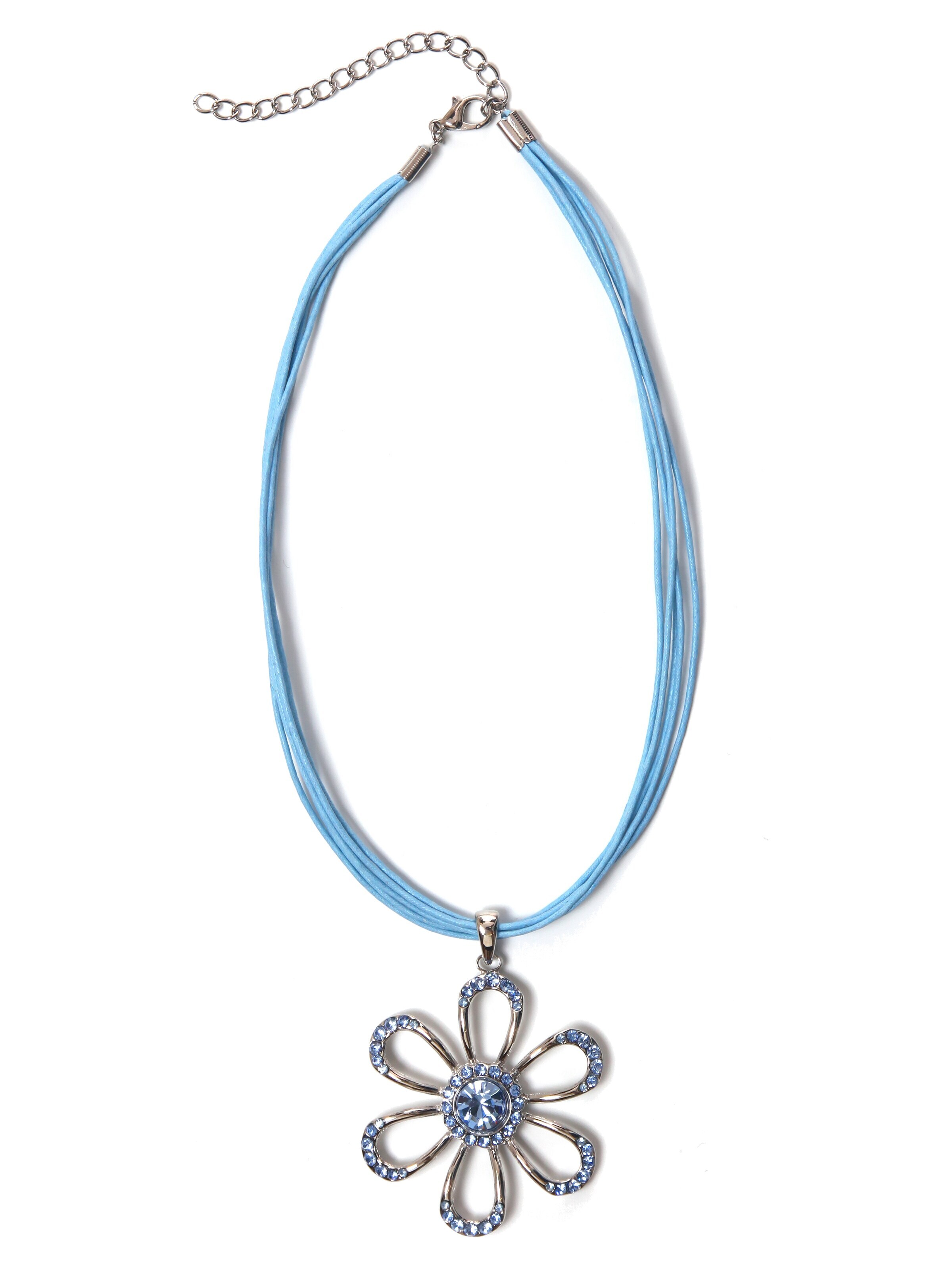 COLLEZIONE ALESSANDRO Necklace 'Beth' in Blue: front