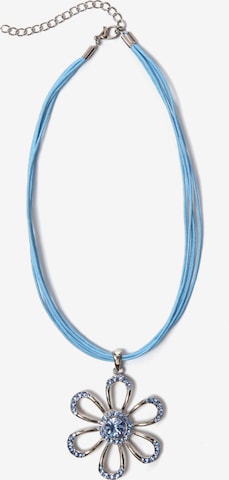 COLLEZIONE ALESSANDRO Necklace 'Beth' in Blue: front