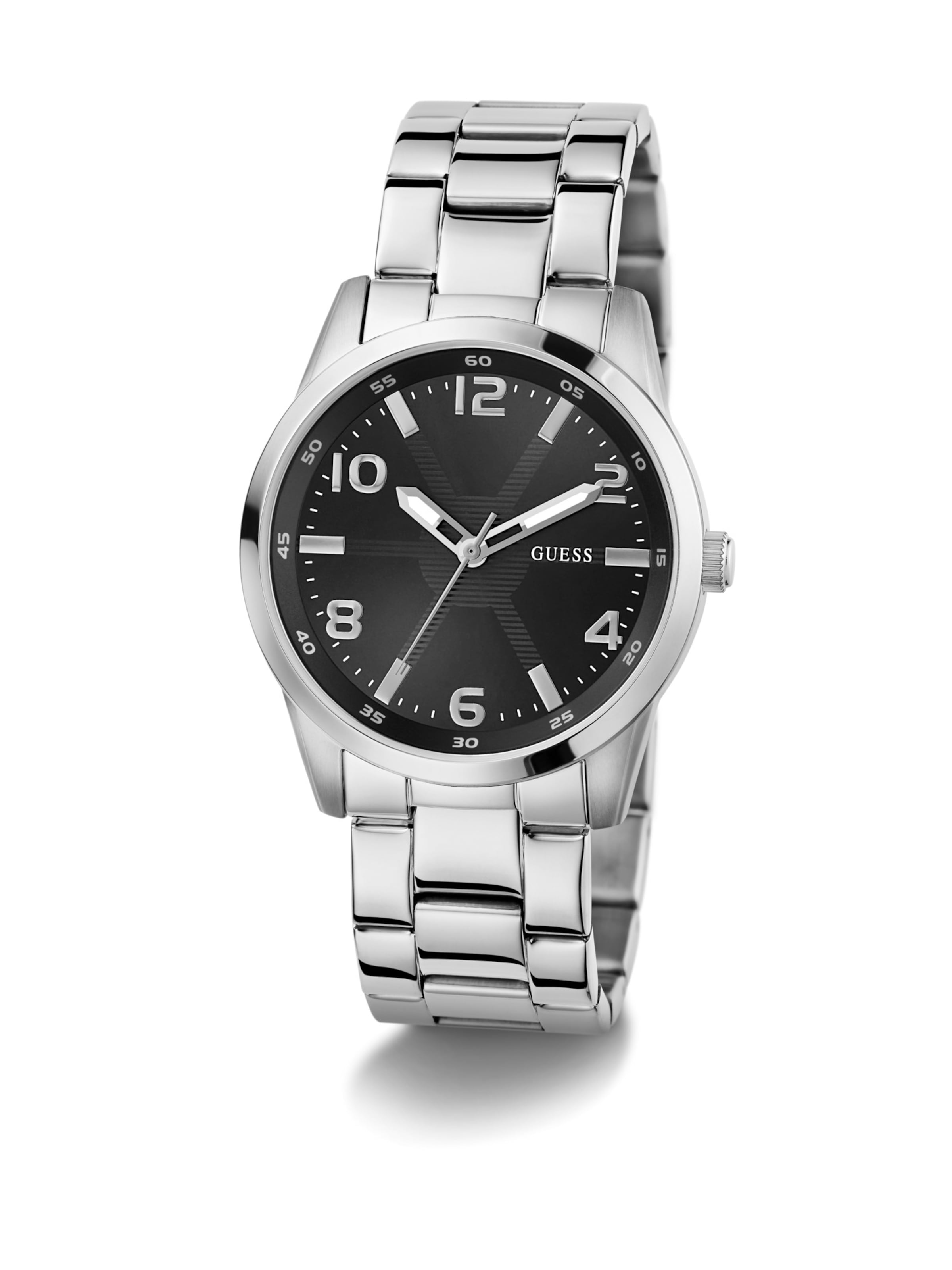 GUESS - Relógios analógicos 'MONTE' em prata: frente