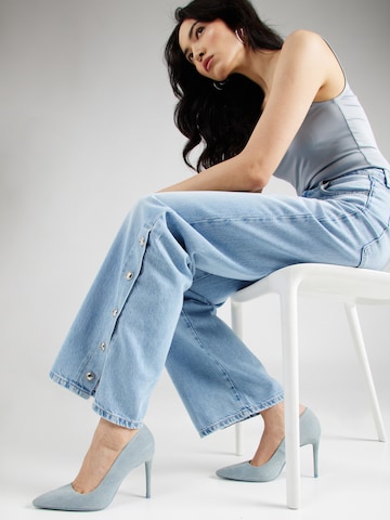 Wide Leg Jean 'Paz' GUESS en bleu