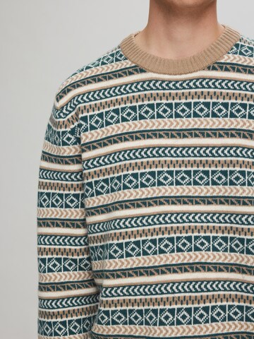 SELECTED HOMME Pullover 'FADE' in Braun