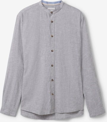 TOM TAILOR Regular fit Button Up Shirt in Grey: front