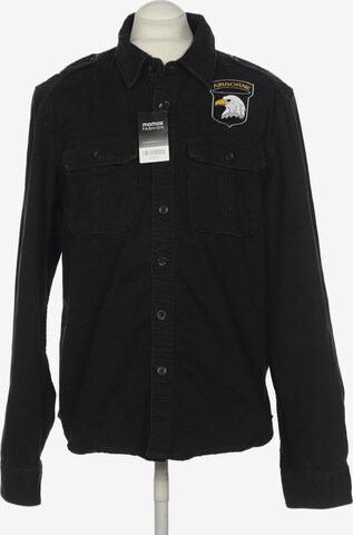 Brandit Button Up Shirt in L in Black: front