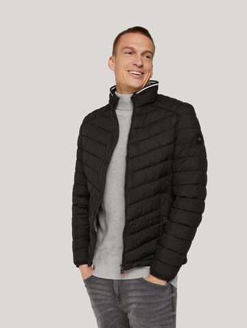 TOM TAILOR Jacke in Schwarz